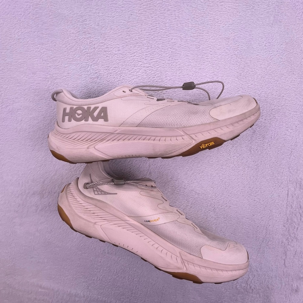 Hoka Transport Cream One transport Mens Size 11 Cordura Vibram Sneakers